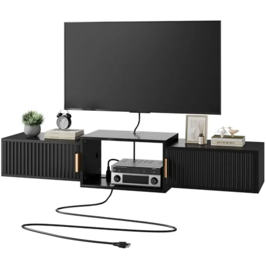 Mid Century Modern Floating TV StandWall Mounted Media Console Shelf with Power Outlet for up to 55" Entertainment Center for U
Mid Century Modern Floating TV StandWall Mounted Media Console Shelf with Power Outlet for up to 55" Entertainment Center for U