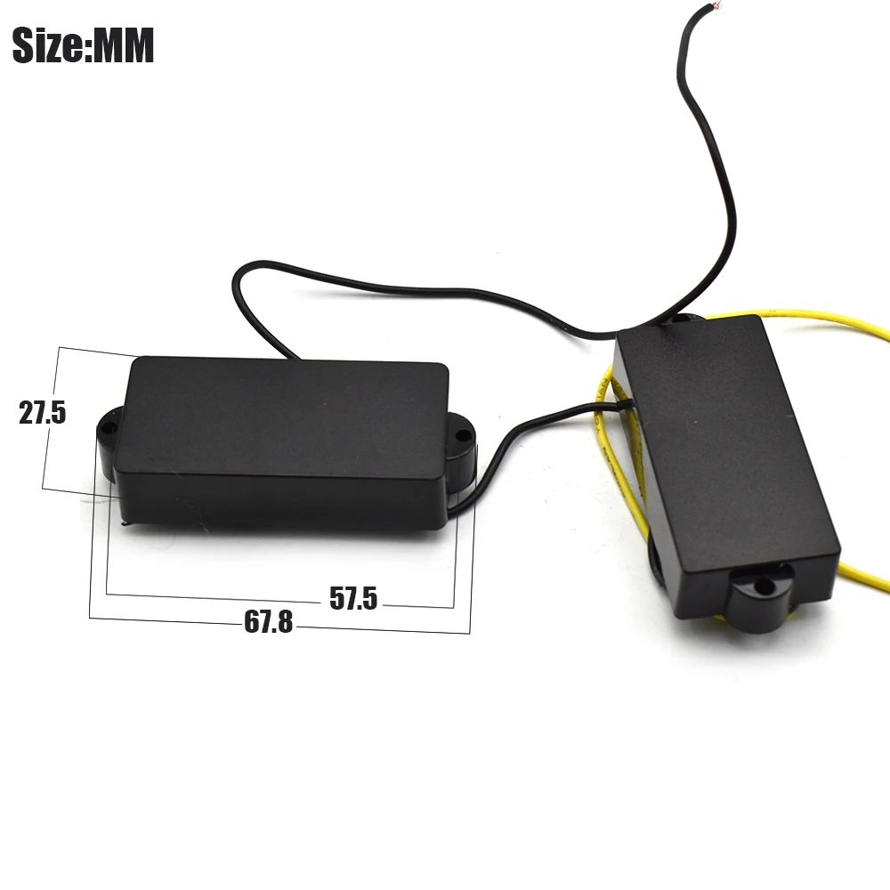 2 Set Black Humbucker Pickup for 4 String PB P Bass Closed Parts Replacement Guitar Electronics
2 Set Black Humbucker Pickup for 4 String PB P Bass Closed Parts Replacement Guitar Electronics