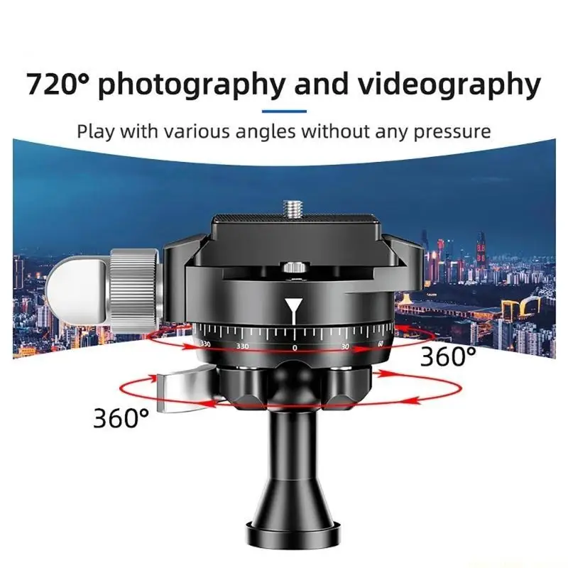 F62C KA18 Panoramic Inverted Camera Ballhead Pan Tilt 1/4 3/8 Screw Mount for SLR
F62C KA18 Panoramic Inverted Camera Ballhead Pan Tilt 1/4 3/8 Screw Mount for SLR