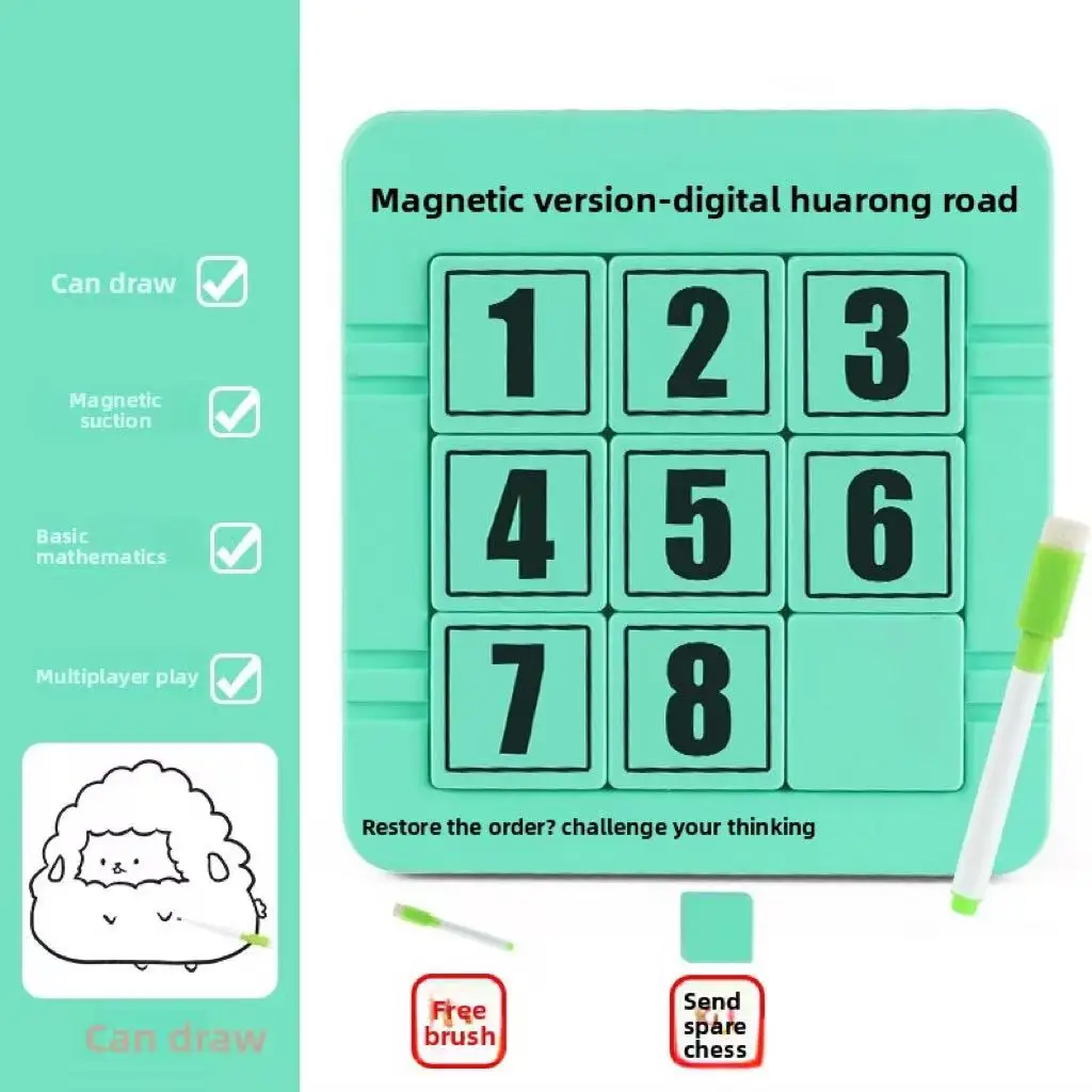 Magnetic Number Sliding Puzzle 4x4 Grid Math Educational Toy for Kids Logical Thinking Brain Teaser
Magnetic Number Sliding Puzzle 4x4 Grid Math Educational Toy for Kids Logical Thinking Brain Teaser