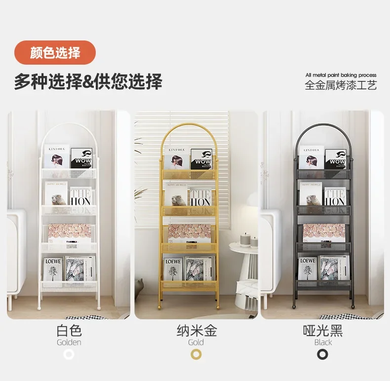 Bookshelf Floor-to-ceiling shelf against the wall Cream wind Book newspaper display shelf Living room Study magazine storage
Bookshelf Floor-to-ceiling shelf against the wall Cream wind Book newspaper display shelf Living room Study magazine storage