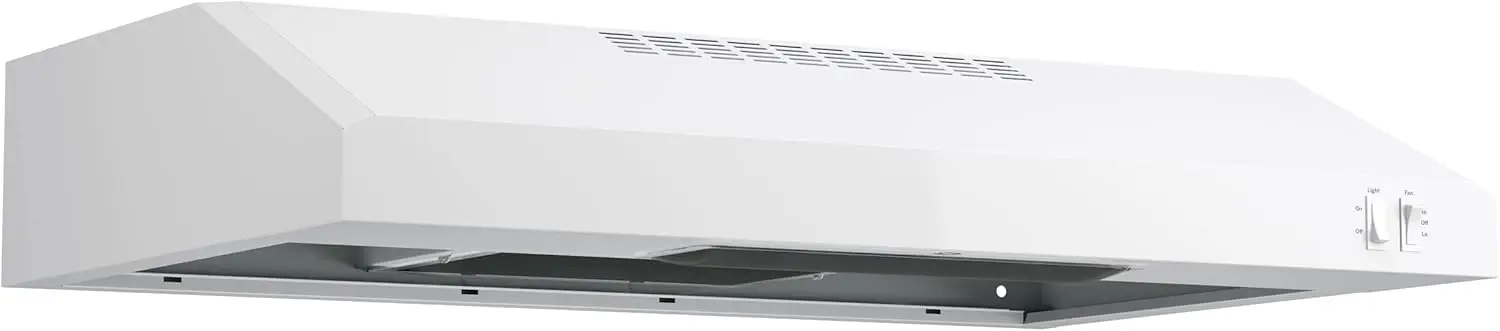 GE Under Cabinet Range Hood, 2-Speed, 30-Inch Kitchen Exhaust Fan, Cooktop Lighting & Included Filter, Kitchen Essential
GE Under Cabinet Range Hood, 2-Speed, 30-Inch Kitchen Exhaust Fan, Cooktop Lighting & Included Filter, Kitchen Essential