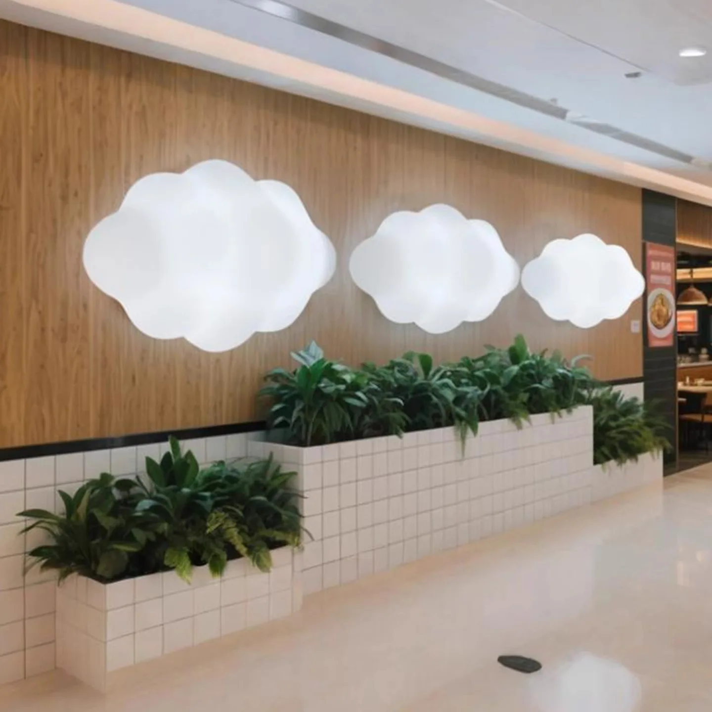 Internet celebrity shopping mall hotel lobby corridor cloud wall lamp cream ins wind living room atmosphere luminous cloud hangi
Internet celebrity shopping mall hotel lobby corridor cloud wall lamp cream ins wind living room atmosphere luminous cloud hangi
