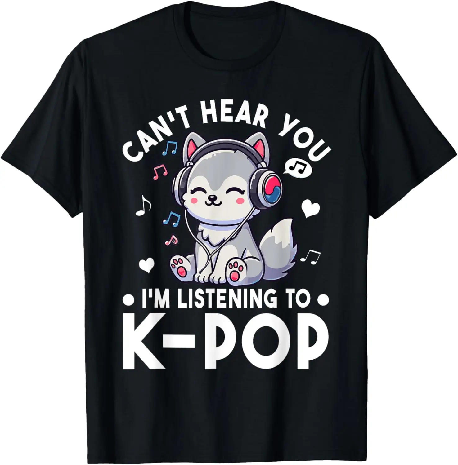 Can't Hear You I'm Listening To Kpop Wolf K-pop Merchandise T-Shirt Aesthetic Clothes Funny Graphic T Shirts Y2k Top Cotton Tees
Can't Hear You I'm Listening To Kpop Wolf K-pop Merchandise T-Shirt Aesthetic Clothes Funny Graphic T Shirts Y2k Top Cotton Tees