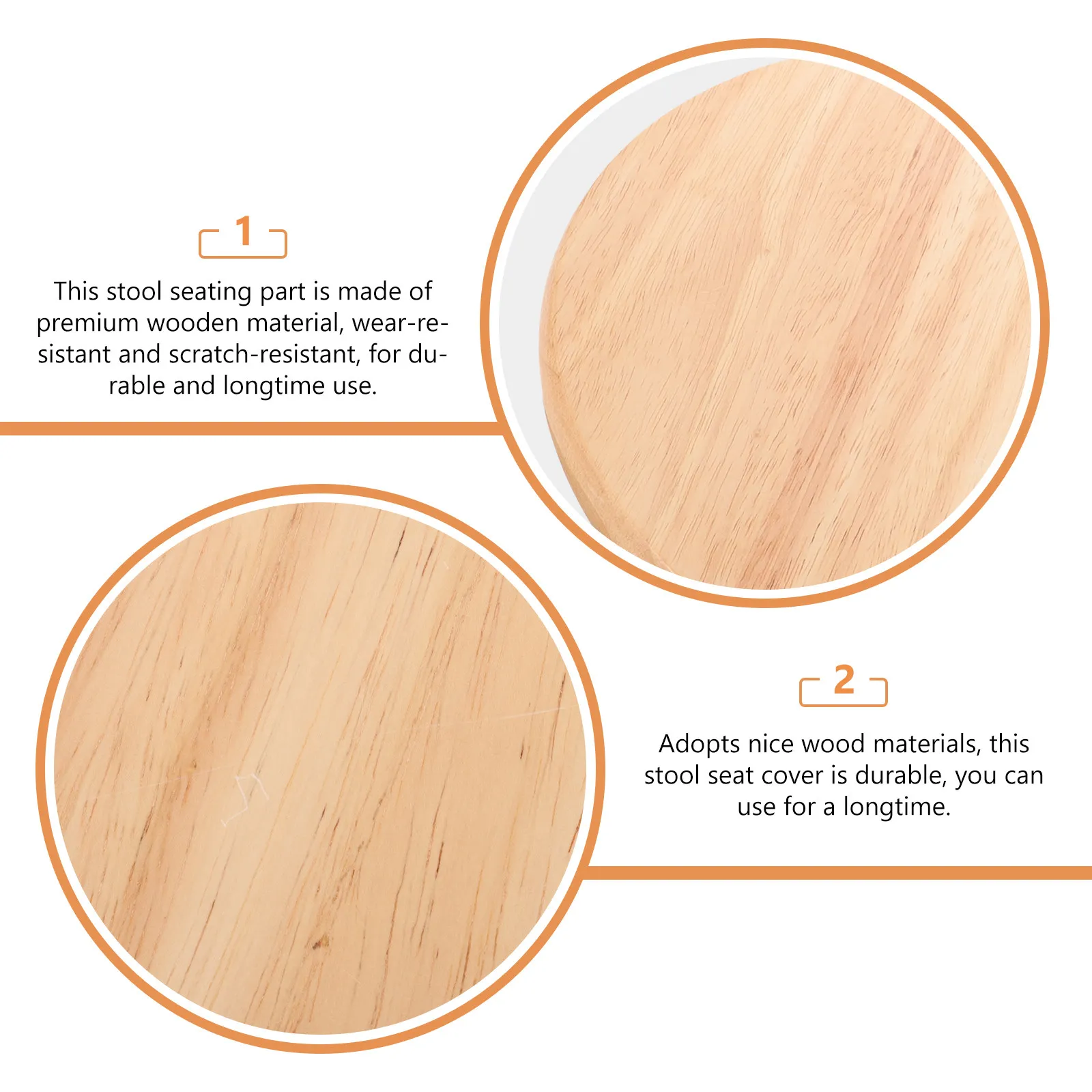 Round Stool Wooden Seat Replacement Solid Wood Surface Canteen Bar Chair Seating Part Home Round Stool Repair Accessory
Round Stool Wooden Seat Replacement Solid Wood Surface Canteen Bar Chair Seating Part Home Round Stool Repair Accessory