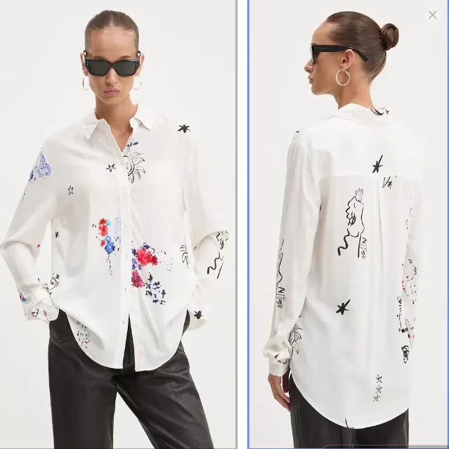 Foreign trade original single Spanish print square collar loose long sleeve shirt for women
Foreign trade original single Spanish print square collar loose long sleeve shirt for women