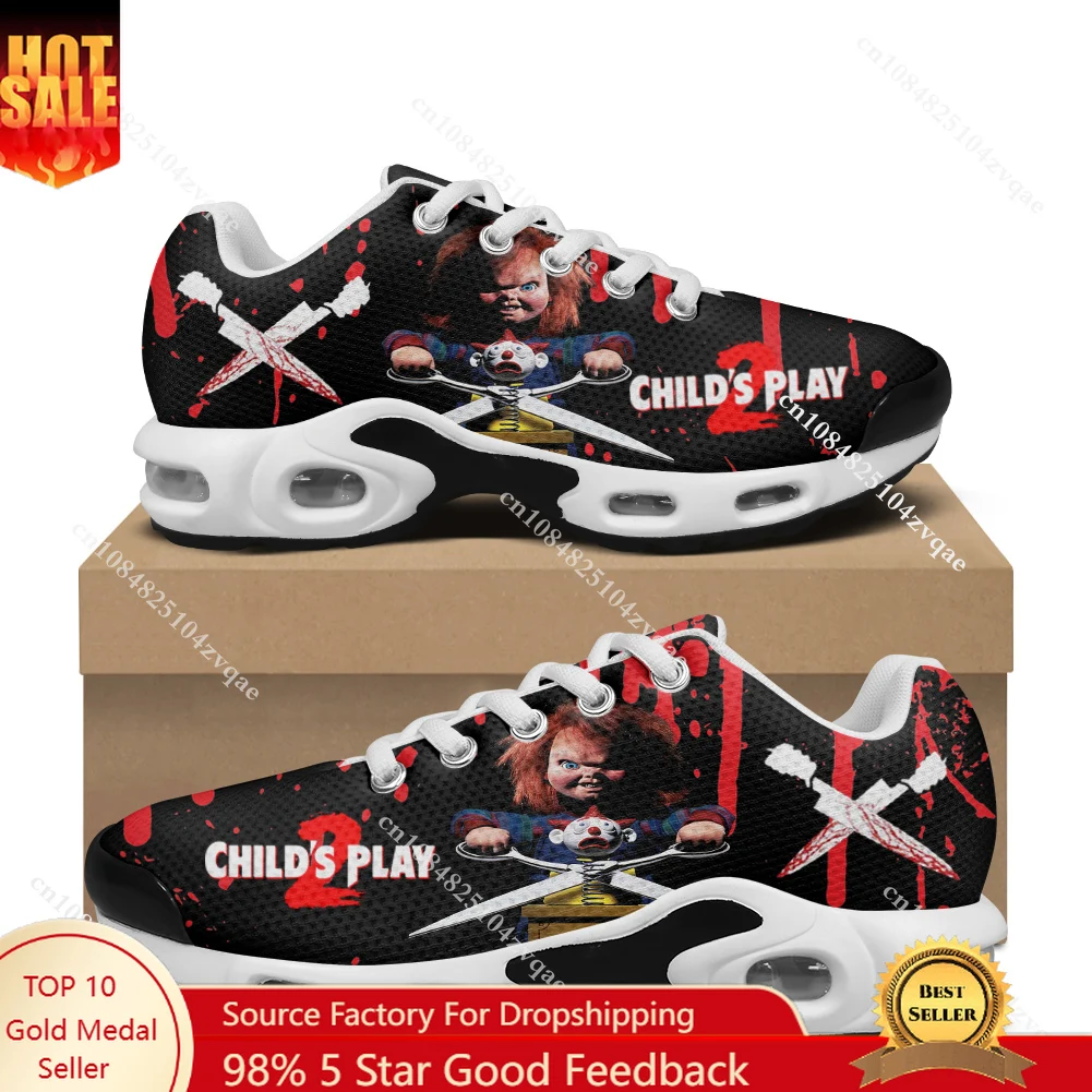 Horror Movie Childs Play Chucky Flats Air Cushion Sneakers Mens Womens Lightweight Hiking Mountain Climbing Shoes Custom Shoes
Horror Movie Childs Play Chucky Flats Air Cushion Sneakers Mens Womens Lightweight Hiking Mountain Climbing Shoes Custom Shoes