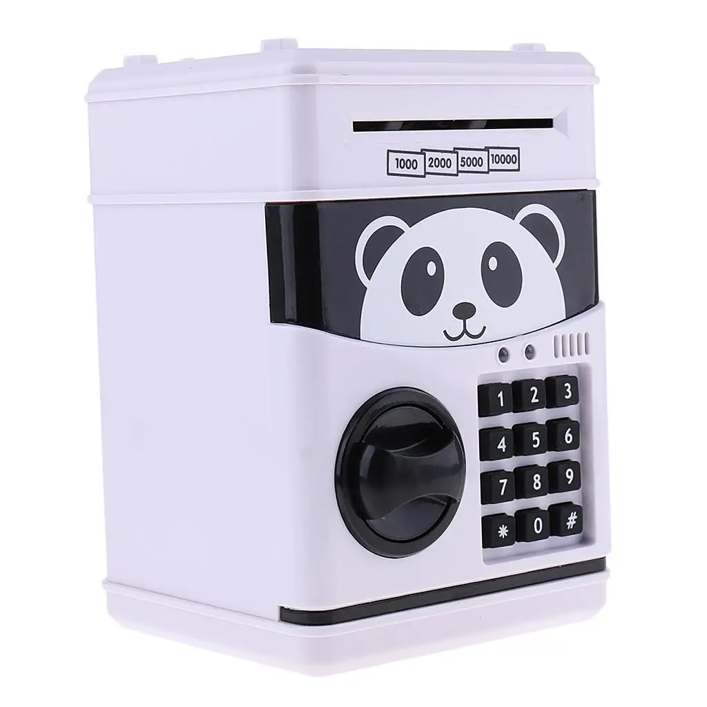 Panda Pattern Electronic Piggy Bank ATM Style Saving Box with Music and Password for Kids Room
Panda Pattern Electronic Piggy Bank ATM Style Saving Box with Music and Password for Kids Room