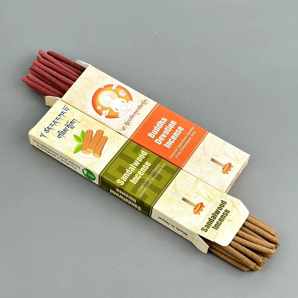 Nepalese incense sticks, Sandalwood/Buddha Devotion Incense, Indoor fresh air blessings Tibetan incense, Natural Herbal Incense
Nepalese incense sticks, Sandalwood/Buddha Devotion Incense, Indoor fresh air blessings Tibetan incense, Natural Herbal Incense