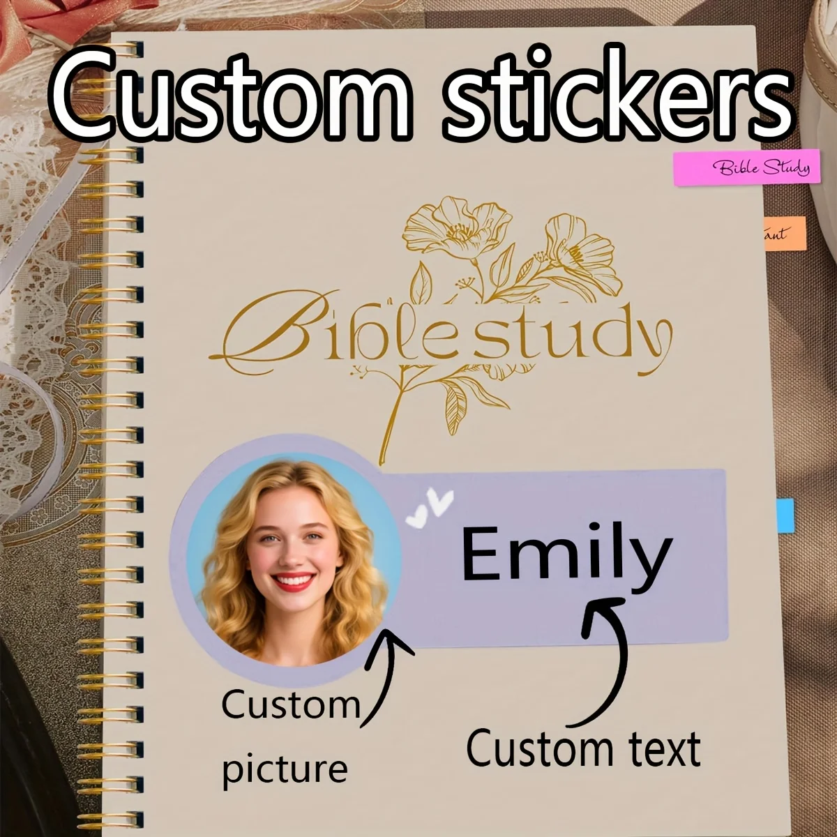Custom Photo Name Stickers, Personalized Name Labels, Suitable for School Supplies, Notebooks, Water Bottles, Stationery
Custom Photo Name Stickers, Personalized Name Labels, Suitable for School Supplies, Notebooks, Water Bottles, Stationery