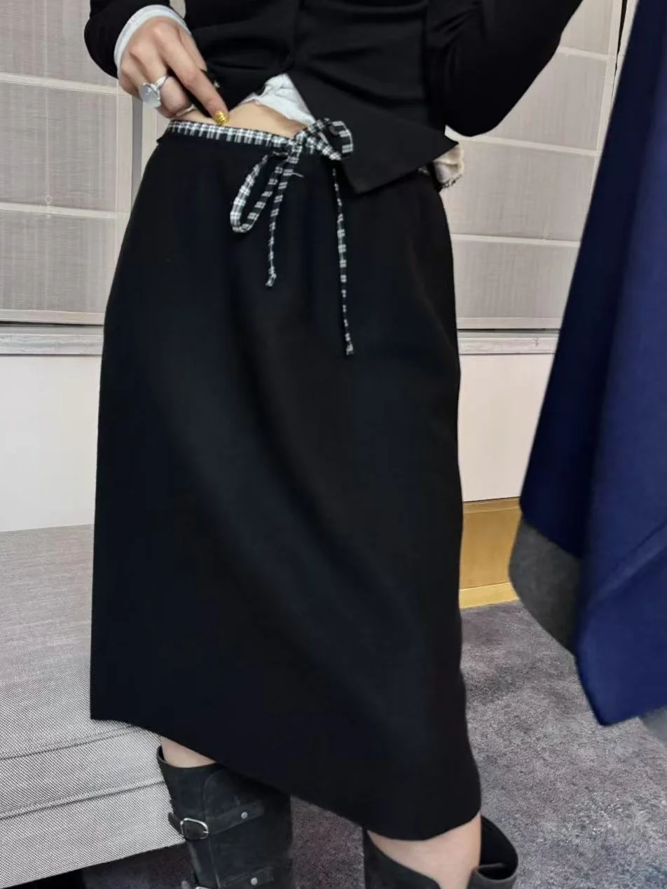 Simple Elastic Waist Dstring Sle Women's Skirt Spring 2026 New Arrival f-length Skirt Casual H-aped Straight Cut
Simple Elastic Waist Dstring Sle Women's Skirt Spring 2026 New Arrival f-length Skirt Casual H-aped Straight Cut