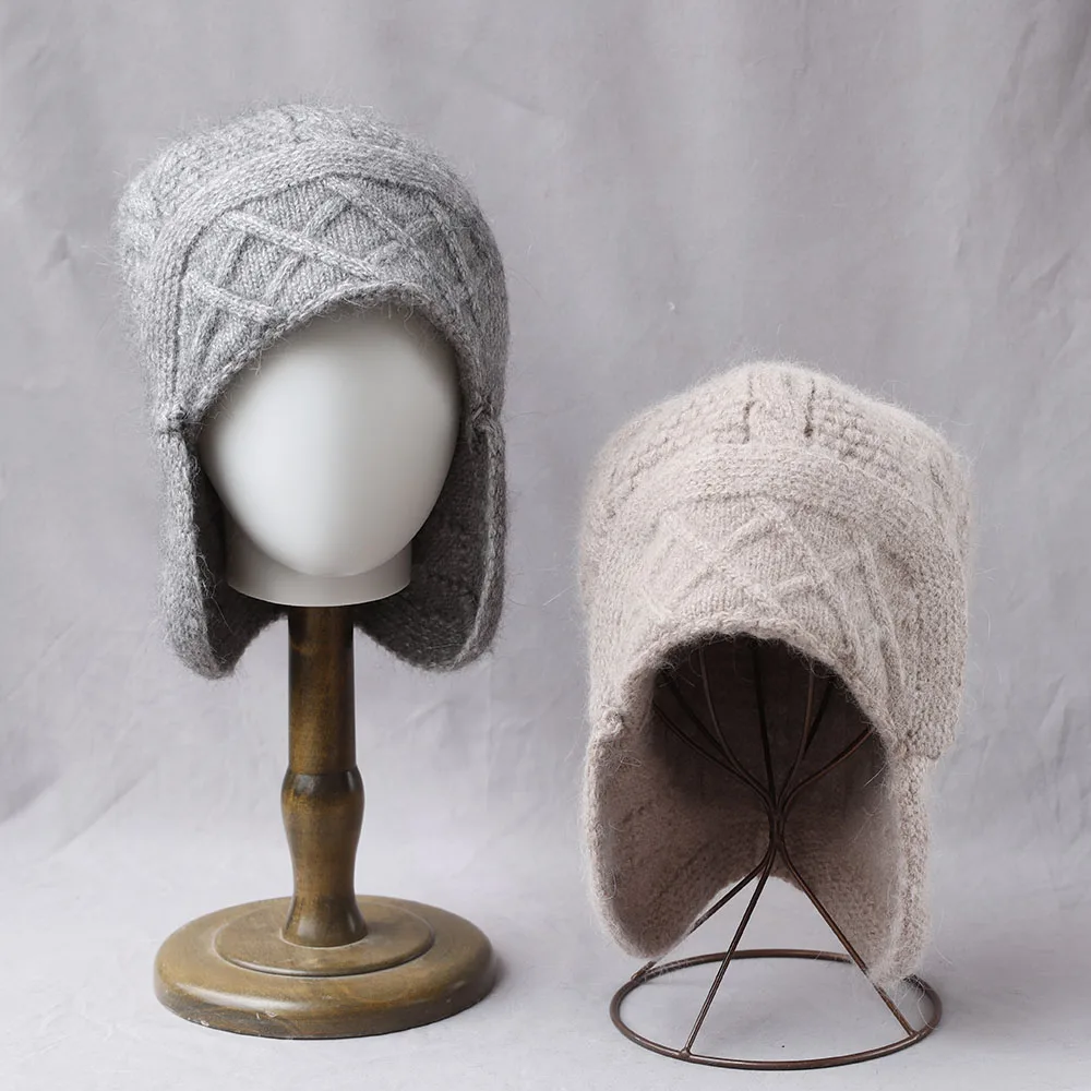 100%Wool Knitted Balaclava Hat For Women Winter Hooded Drawstring Skullies Cap Face Neck Protect Soft Warm Cashmere SKi Bonnet
100%Wool Knitted Balaclava Hat For Women Winter Hooded Drawstring Skullies Cap Face Neck Protect Soft Warm Cashmere SKi Bonnet