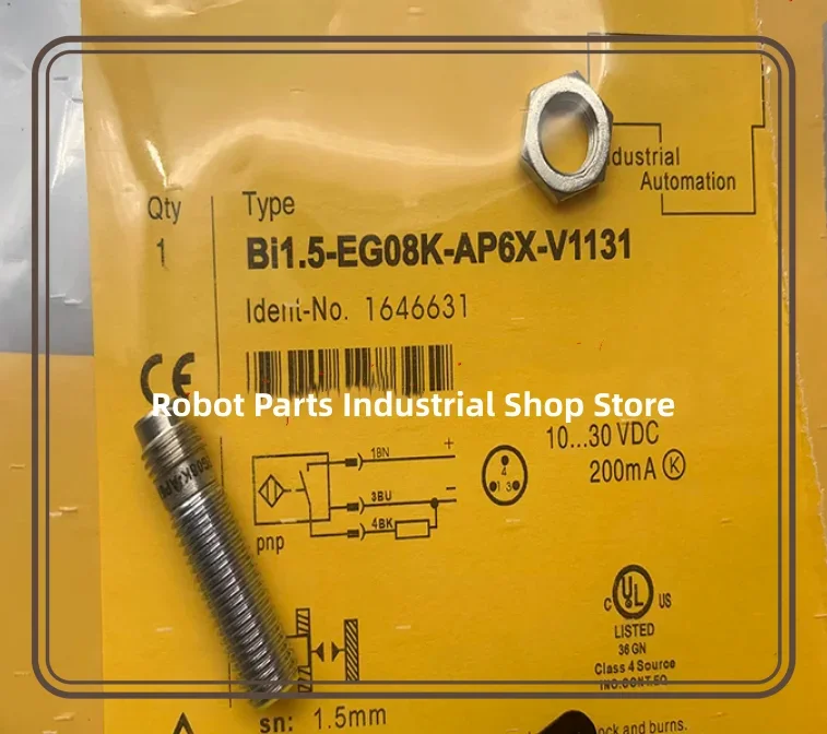 3 шт. новый переключатель приближения BI2U-EG08K-AP6X-V1131 BI2U-EG08K-AN6X-V1131
3 шт. новый переключатель приближения BI2U-EG08K-AP6X-V1131 BI2U-EG08K-AN6X-V1131