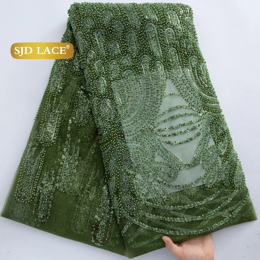 SJD LACE 5Yards Nigerian Tulle Mesh Lace Fabric 2026 High Quality French African Sequins Net Lace for Women Wedding Dresses 4173
SJD LACE 5Yards Nigerian Tulle Mesh Lace Fabric 2026 High Quality French African Sequins Net Lace for Women Wedding Dresses 4173