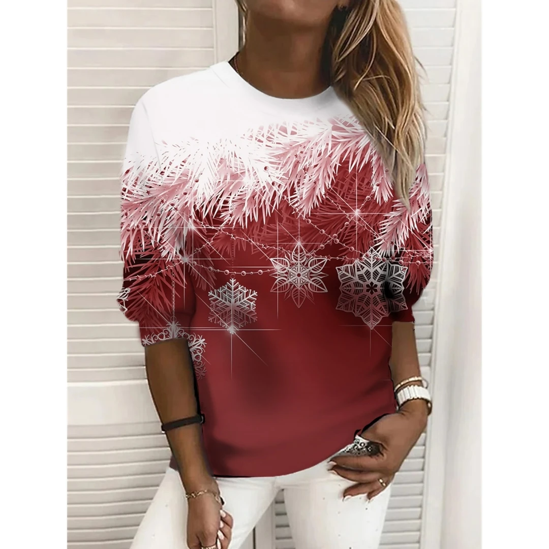 Women's Sweatshirt Pullover Polyester Graphic Street Casual Sports Basic Round Neck Long Sleeve Top Micro-elastic Breathable
Women's Sweatshirt Pullover Polyester Graphic Street Casual Sports Basic Round Neck Long Sleeve Top Micro-elastic Breathable 