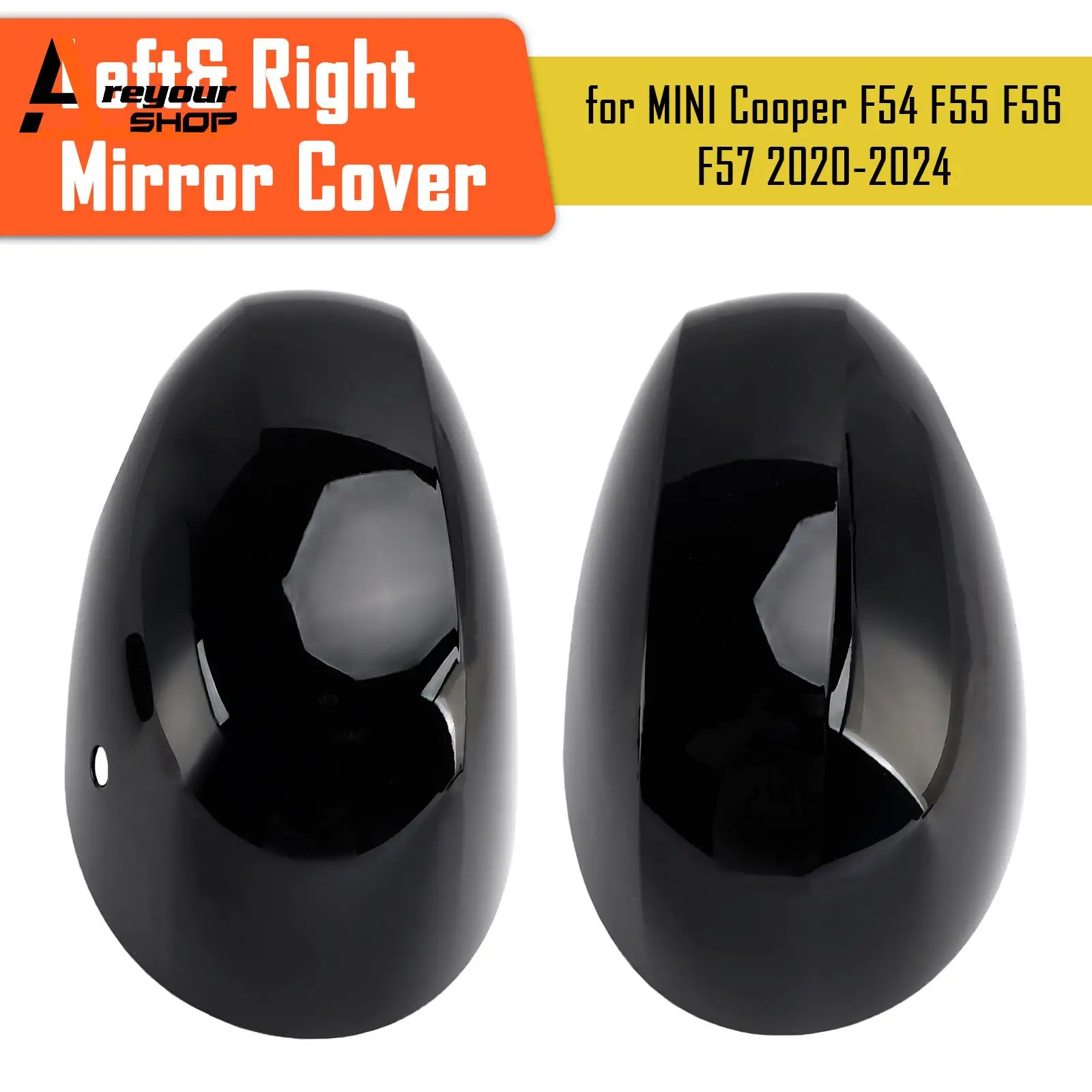 Areyourshop Left& Right Mirror Cover for MINI Cooper F54 F55 F56 F57 2020-2024
Areyourshop Left& Right Mirror Cover for MINI Cooper F54 F55 F56 F57 2020-2024