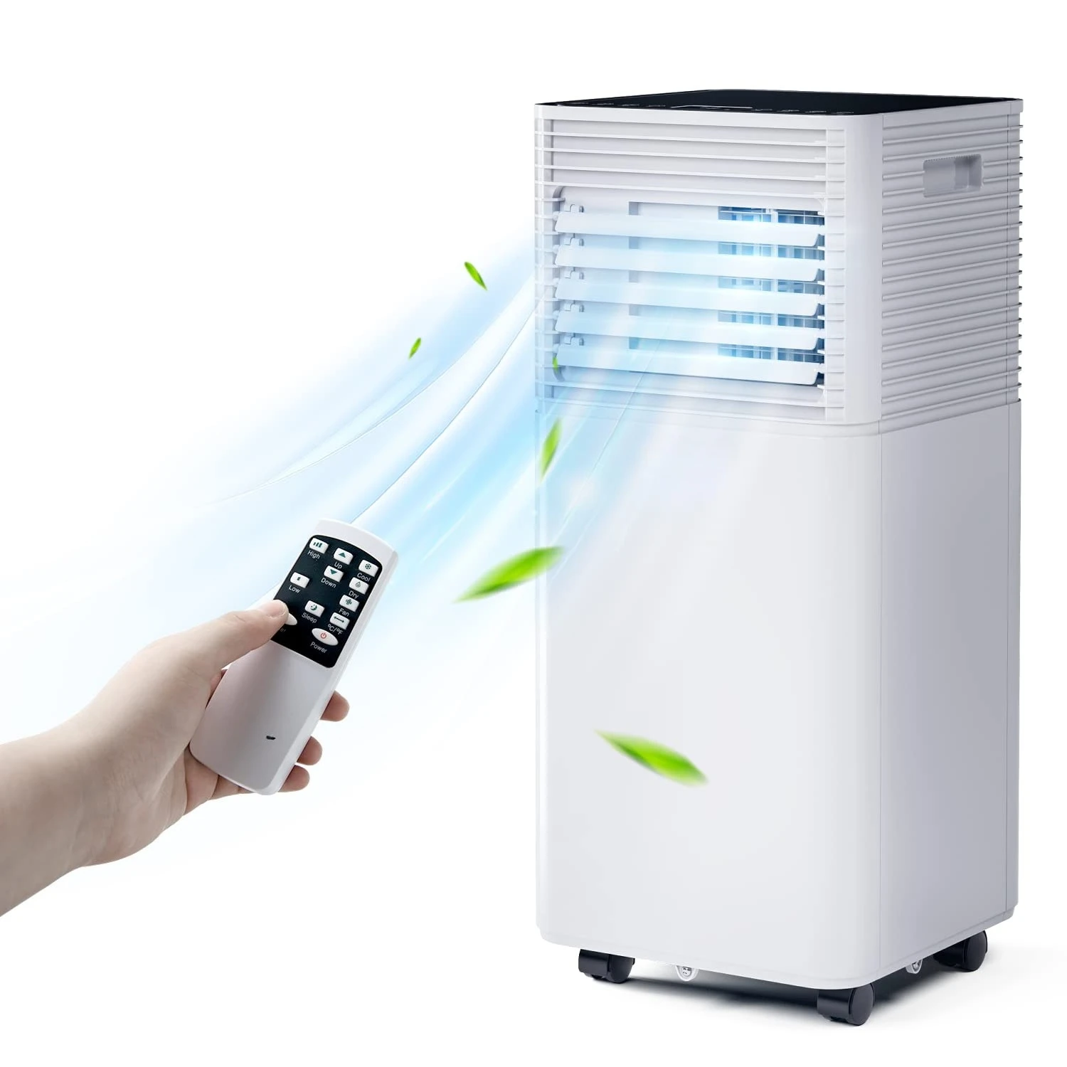 Portable Air Conditioner, 10000 BTU AC Cooling for Room Spaces up to 350sq.ft, with Remote Control, 24H Timer &, Customized
Portable Air Conditioner, 10000 BTU AC Cooling for Room Spaces up to 350sq.ft, with Remote Control, 24H Timer &, Customized