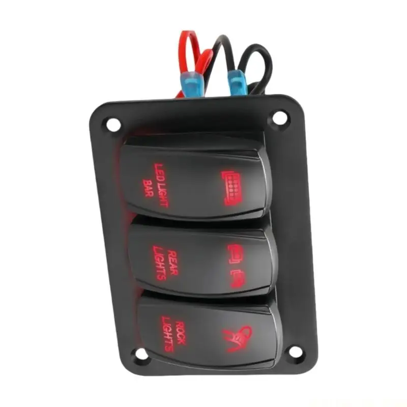 J0MA Marine Grade Rocker Switches Panel With IP65 Rating 2/3 Circuit Control For Off Road Vehicles Boats RVs With
J0MA Marine Grade Rocker Switches Panel With IP65 Rating 2/3 Circuit Control For Off Road Vehicles Boats RVs With