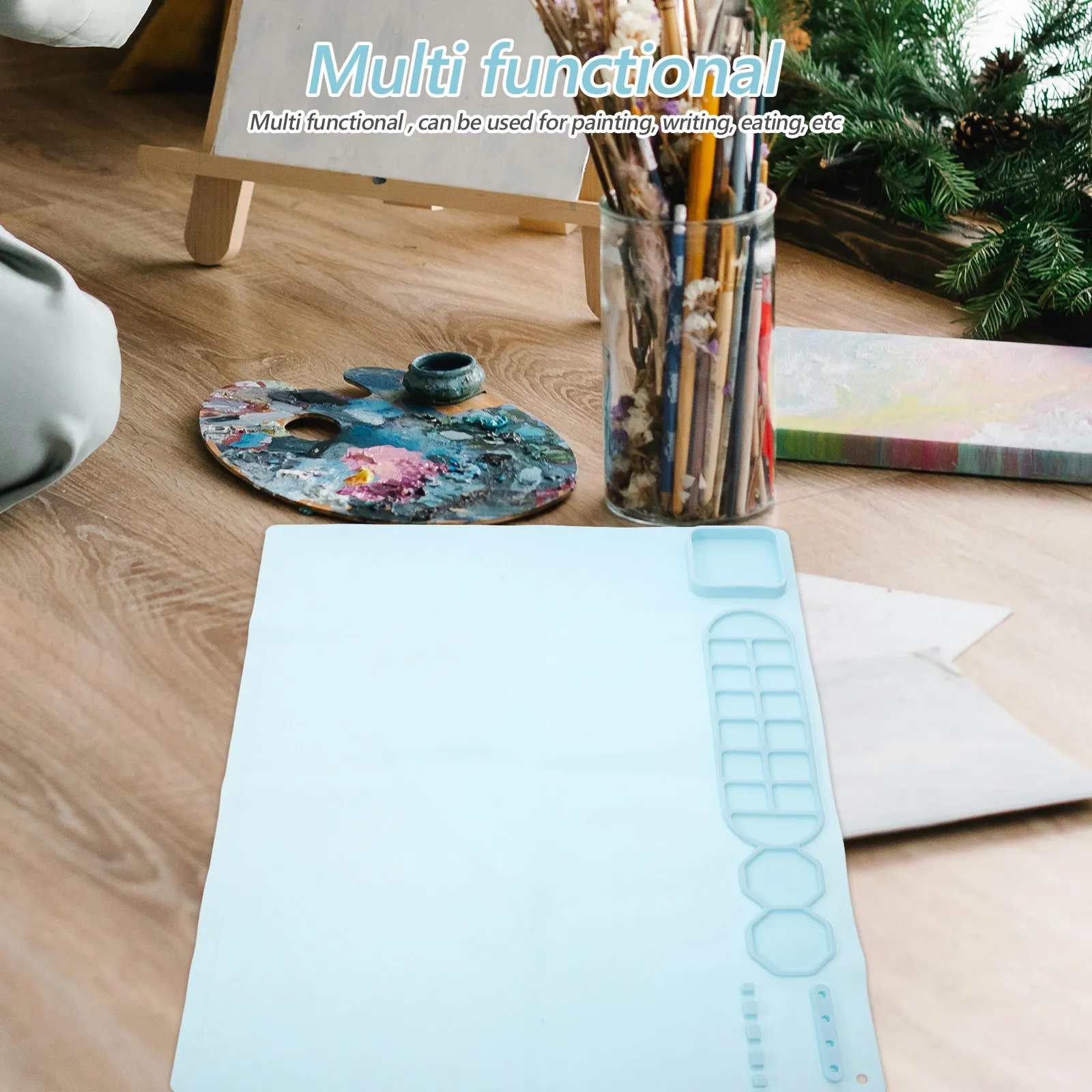 Silicone Craft Mat for Non-Stick Waterproof Painting Mat Ideal for Drawing Writing DIY Resin Crafts Reusable Easy Clean
Silicone Craft Mat for Non-Stick Waterproof Painting Mat Ideal for Drawing Writing DIY Resin Crafts Reusable Easy Clean