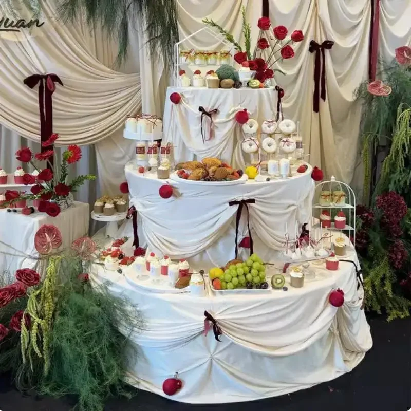 Wedding Props, Metal Circular Dessert Table, Outdoor Wedding Party Birthday Candy Cake Round Table Tower Engagement Banquet 120
Wedding Props, Metal Circular Dessert Table, Outdoor Wedding Party Birthday Candy Cake Round Table Tower Engagement Banquet 120