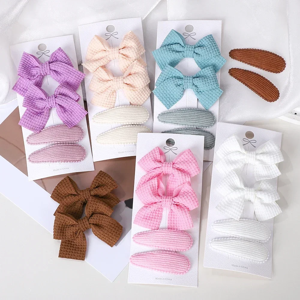 4Pcs/Set BB Clip Cute Bows with Hair Clips for Kid Girls 2025 Spring New Handmade Hairpin Barrettes Headwear Hair Accessories
4Pcs/Set BB Clip Cute Bows with Hair Clips for Kid Girls 2025 Spring New Handmade Hairpin Barrettes Headwear Hair Accessories