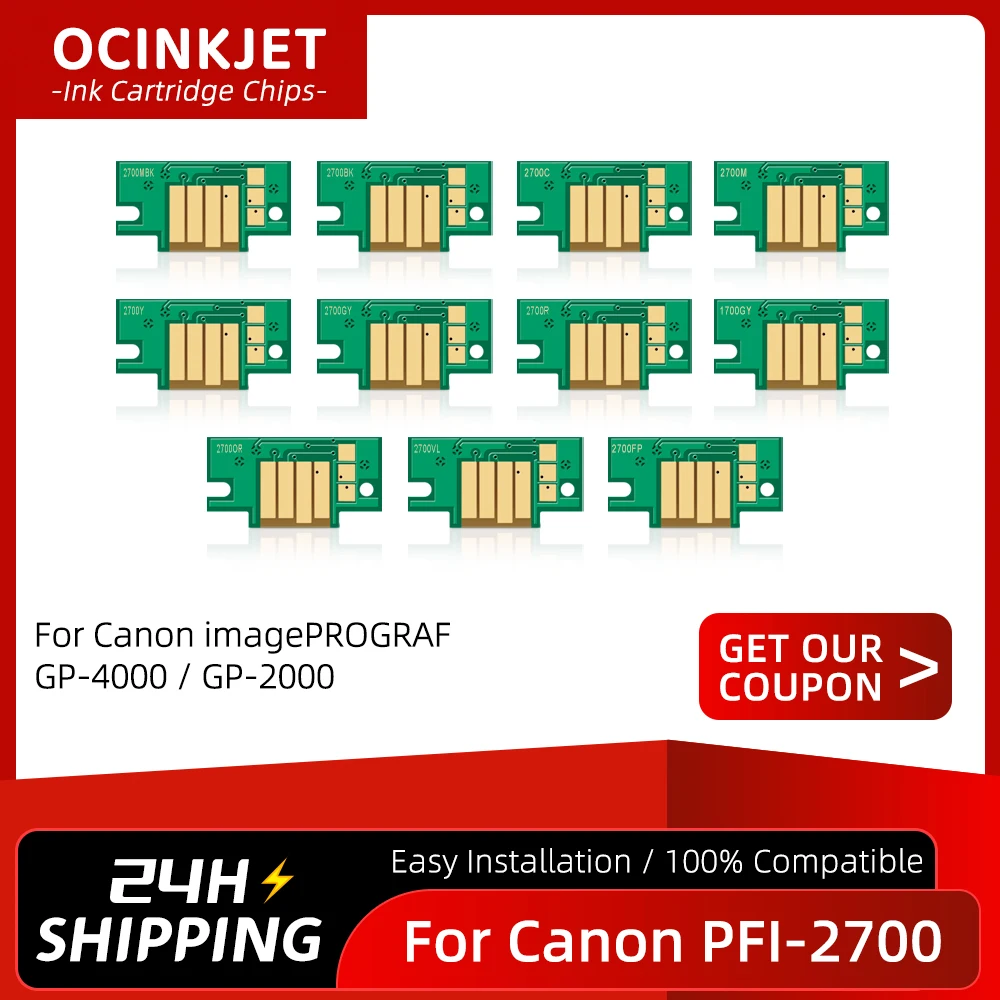 Для Canon PFI-2700 PFI2700 чип чернильного картриджа для Canon imagePROGRAF GP-4000 принтер
Для Canon PFI-2700 PFI2700 чип чернильного картриджа для Canon imagePROGRAF GP-4000 принтер