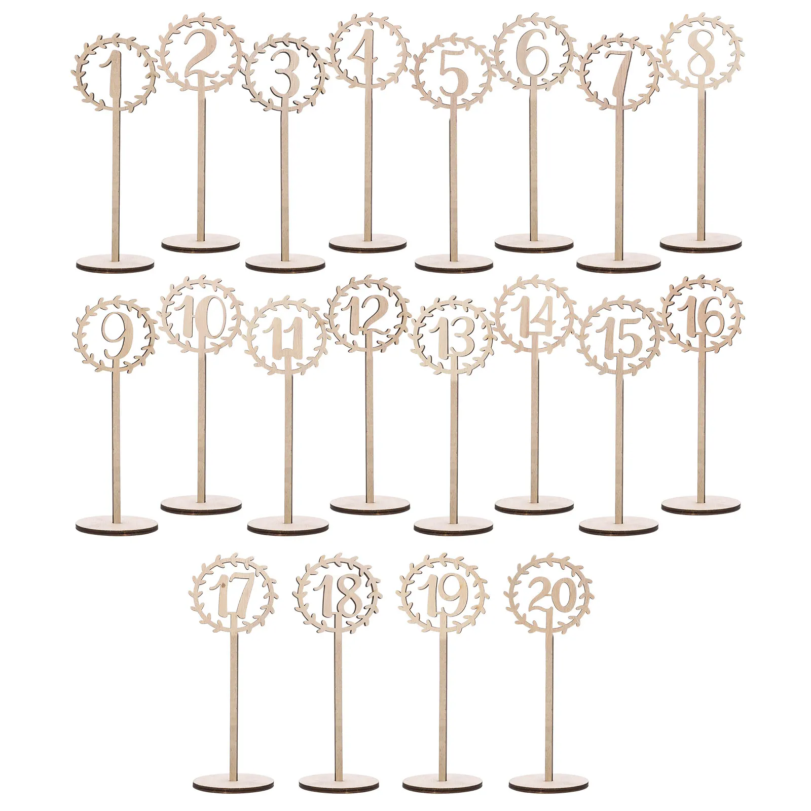 20 Pcs Wood Table Numbers Decor Wedding Banquet Party Home Event Table Numbers Seating Reusable Wood Wedding Number Premium
20 Pcs Wood Table Numbers Decor Wedding Banquet Party Home Event Table Numbers Seating Reusable Wood Wedding Number Premium