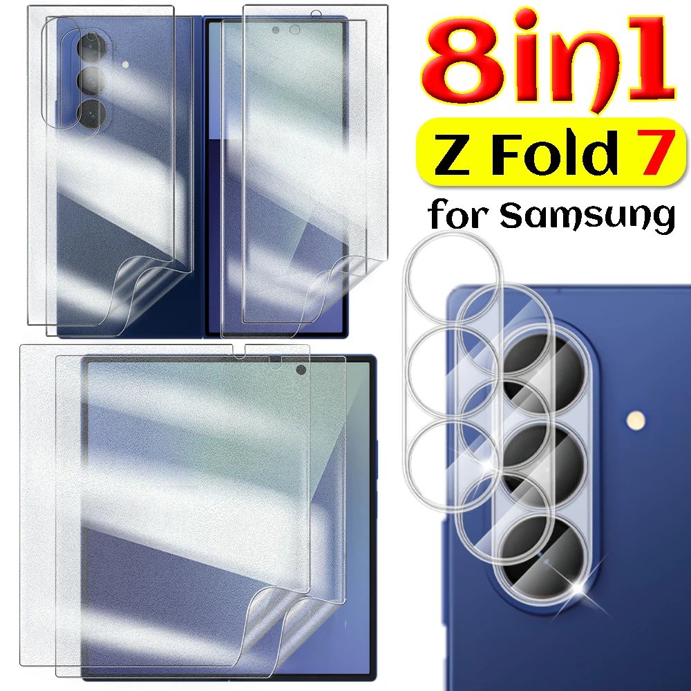 For Galaxy Z Fold 7 Matte Hydrogel Film Front Back Inner Screen Protectors Anti-Glare HD Lens Film for Samsung Galaxy Z Fold 7
For Galaxy Z Fold 7 Matte Hydrogel Film Front Back Inner Screen Protectors Anti-Glare HD Lens Film for Samsung Galaxy Z Fold 7