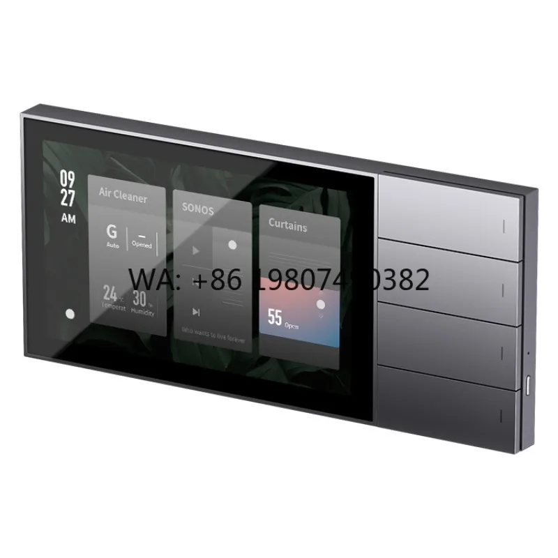Android Smart Home Automation System Whole House Kit OLED Touch Screen WiFi Remote Control US/EU Plug Compatible
Android Smart Home Automation System Whole House Kit OLED Touch Screen WiFi Remote Control US/EU Plug Compatible