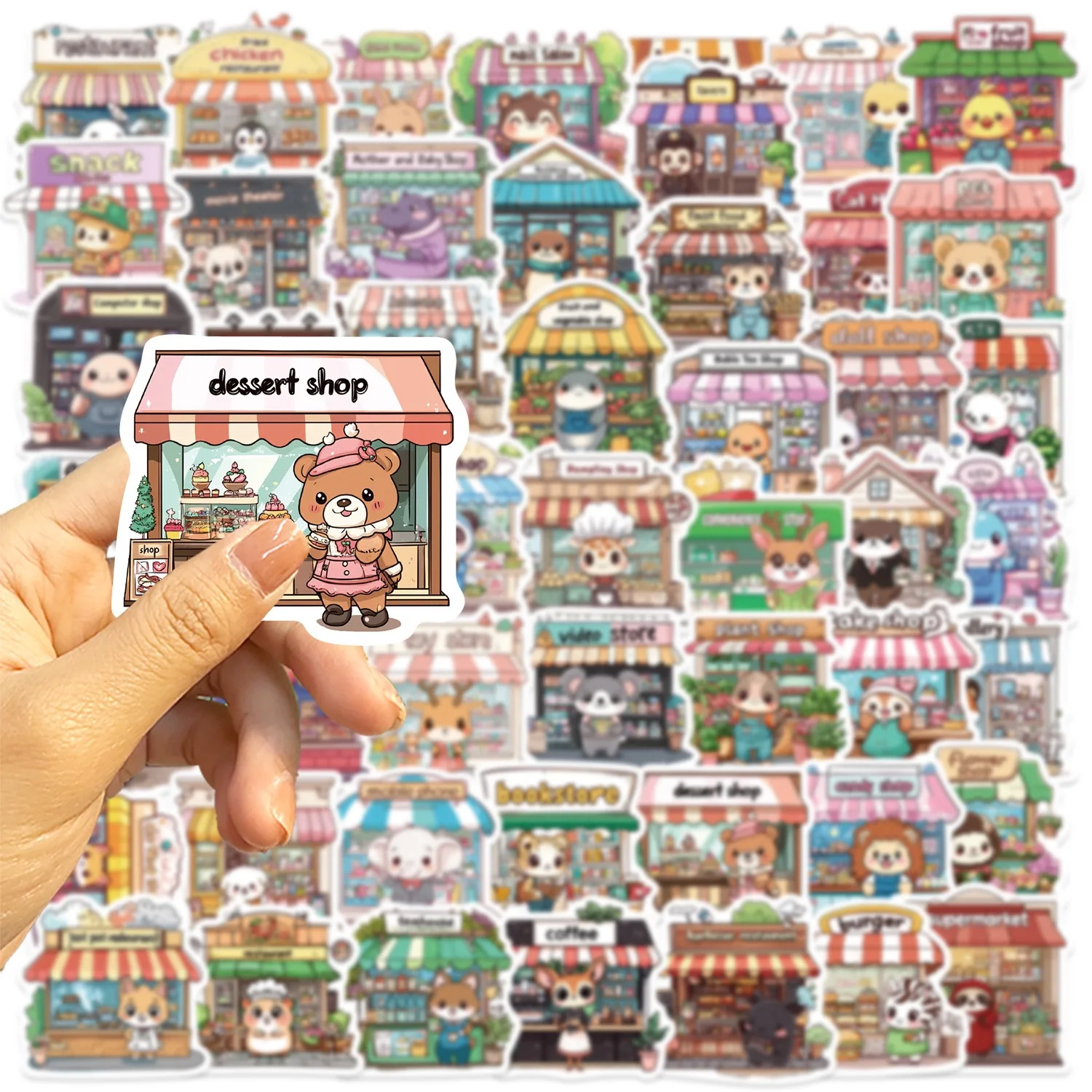 10/50pcs Japanese Style Retro Animal Convenience Store Stickers DIY Laptop Luggage Skateboard Car Decals Sticker for Kids Toy
10/50pcs Japanese Style Retro Animal Convenience Store Stickers DIY Laptop Luggage Skateboard Car Decals Sticker for Kids Toy