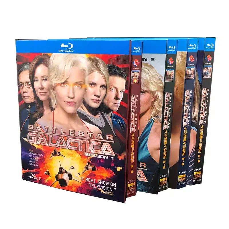 BD Blu-ray TV Series Battlestar Galactica Seasons 1-4 Box Set
BD Blu-ray TV Series Battlestar Galactica Seasons 1-4 Box Set