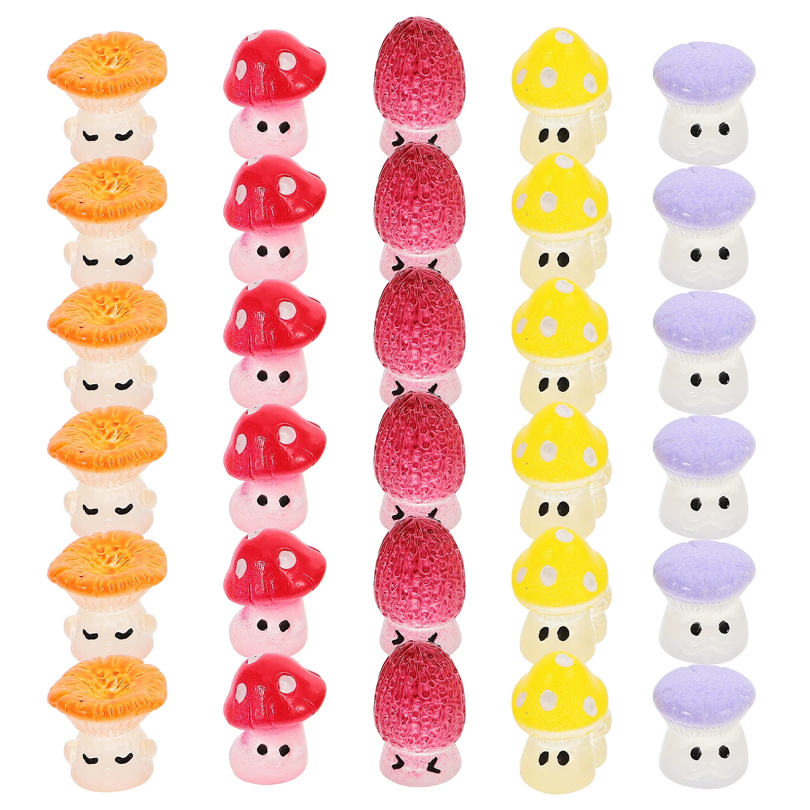 30Pcs Resin Tiny Mushroom Decorations Garden Fairy Yard Miniature Micro Landscape Outdoor Aquarium Mushroom Ornament 
30Pcs Resin Tiny Mushroom Decorations Garden Fairy Yard Miniature Micro Landscape Outdoor Aquarium Mushroom Ornament