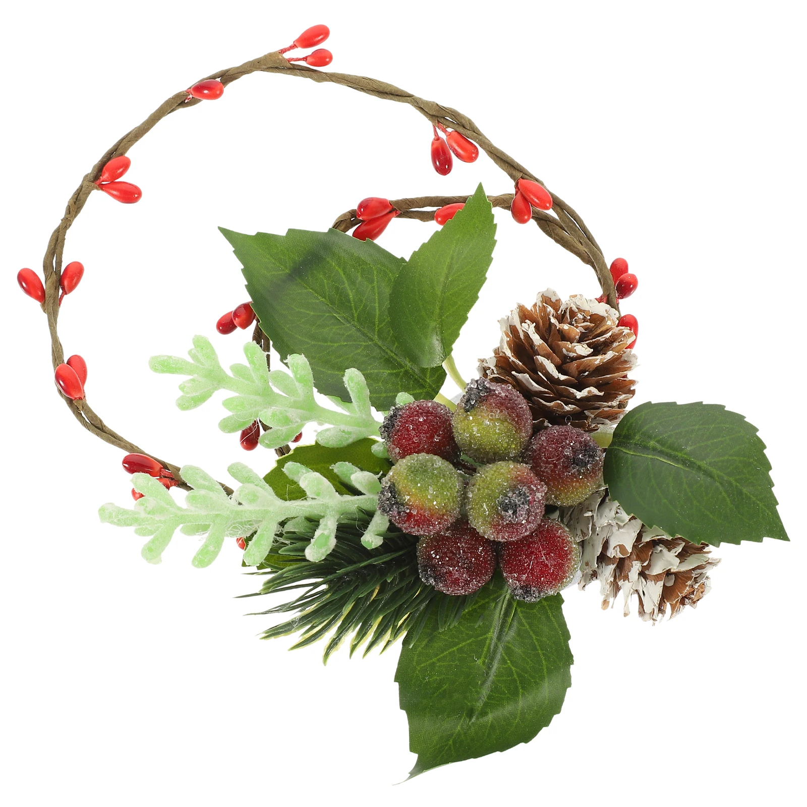 Mini Wreath Christmas Ornaments Hanging Decoration Xmas Tree DIY Craft Ornament Pendant Home Garden Party Festive Holiday
Mini Wreath Christmas Ornaments Hanging Decoration Xmas Tree DIY Craft Ornament Pendant Home Garden Party Festive Holiday