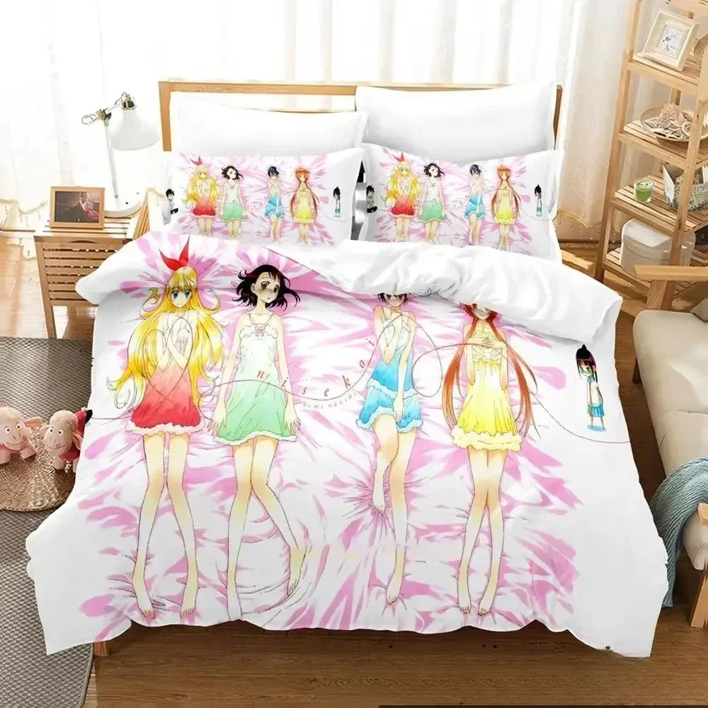 3D Print Anime Nisekoi False Love Bedding Set Boys Girls Twin Queen King Size Duvet Cover Pillowcase Bed boys Adult
3D Print Anime Nisekoi False Love Bedding Set Boys Girls Twin Queen King Size Duvet Cover Pillowcase Bed boys Adult