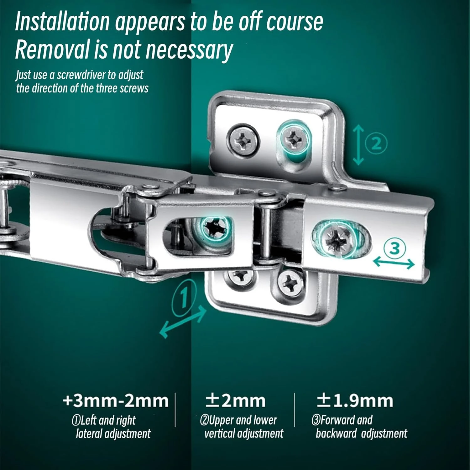2pcs 165/180° Soft Hydraulic Close Hinge Cabinet Door Hinge Corner Dampener for Kitchen Wardrobe Silent Damping Installation
2pcs 165/180° Soft Hydraulic Close Hinge Cabinet Door Hinge Corner Dampener for Kitchen Wardrobe Silent Damping Installation