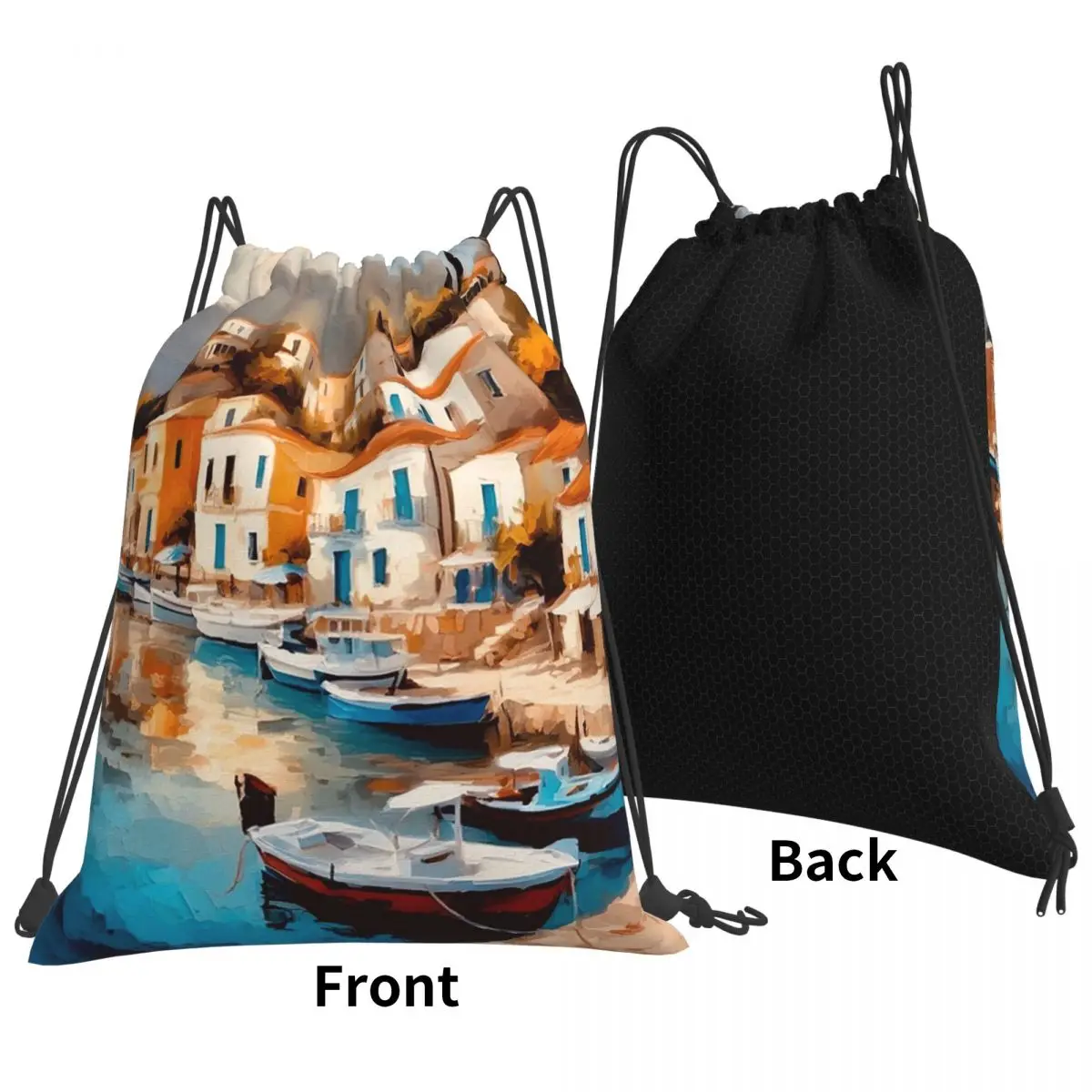 Fiskardo Harbour Backpacks Portable Drawstring Bags Sports Bag Book Bags for Travel Students
Fiskardo Harbour Backpacks Portable Drawstring Bags Sports Bag Book Bags for Travel Students