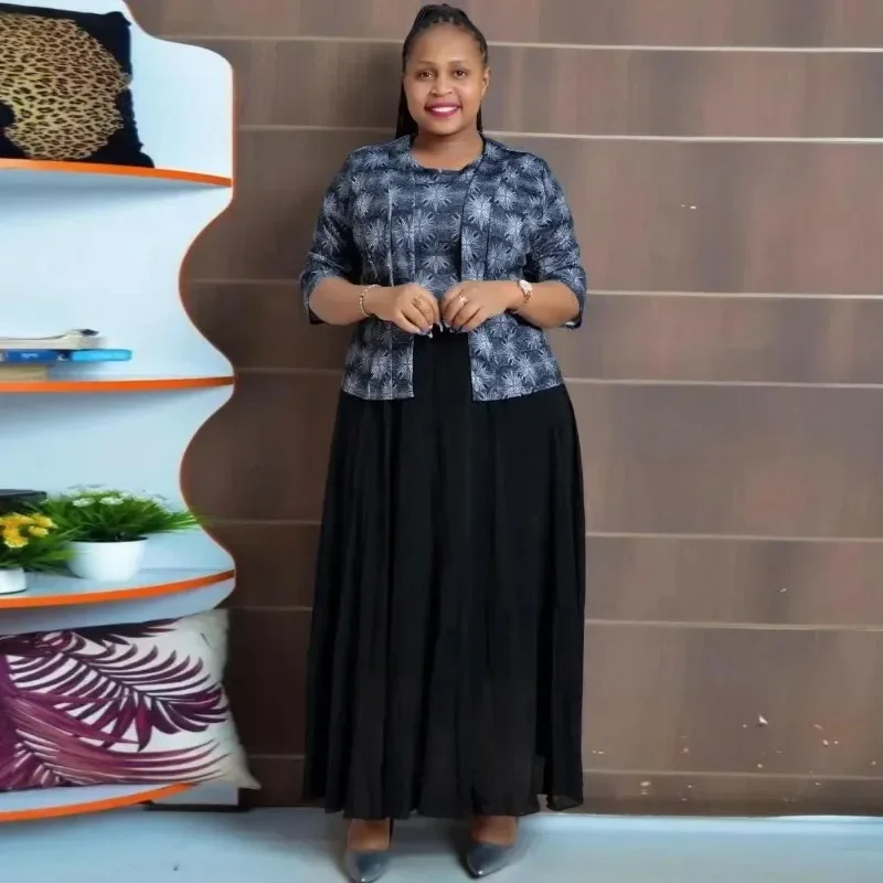2 Piece Sets African Dresses For Women Dashiki 3/4 Sleeve Bodycon Dress Africa Clothes Fashion Elegant Office Lady Dresses
2 Piece Sets African Dresses For Women Dashiki 3/4 Sleeve Bodycon Dress Africa Clothes Fashion Elegant Office Lady Dresses