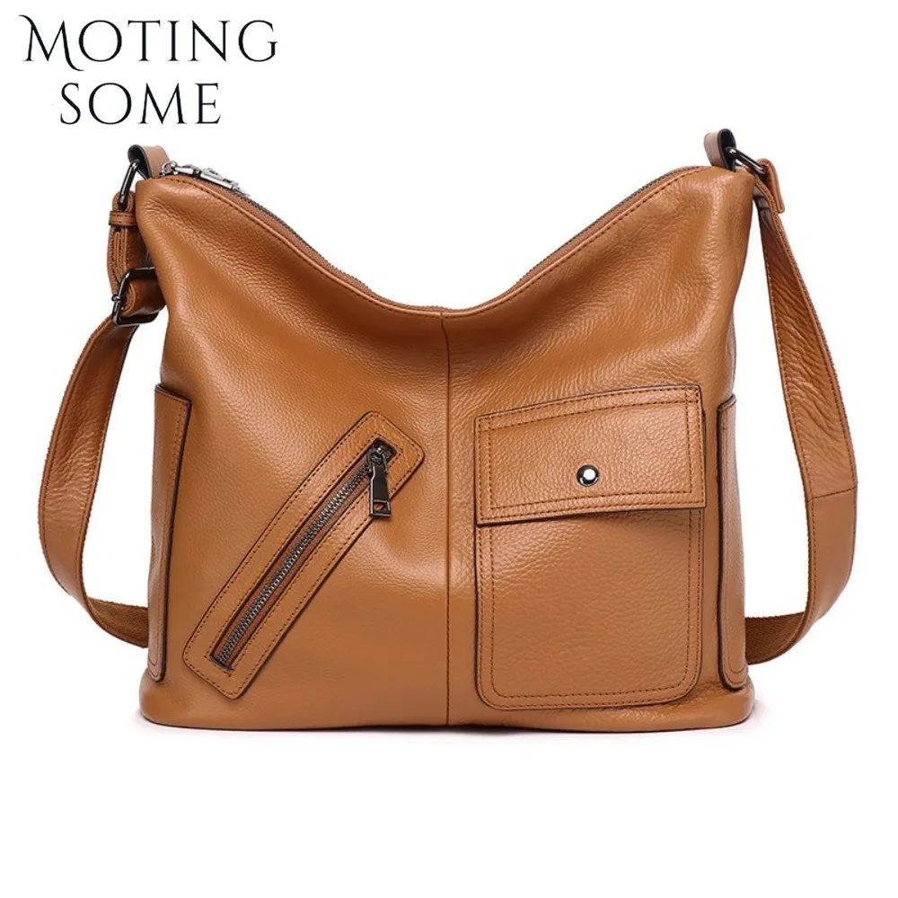 Motingsome Retro Women Genuine Leather Handbags School Bags Crossbody Multiple Pockets Large Capacity Casual Tote 2025 New
Motingsome Retro Women Genuine Leather Handbags School Bags Crossbody Multiple Pockets Large Capacity Casual Tote 2025 New
