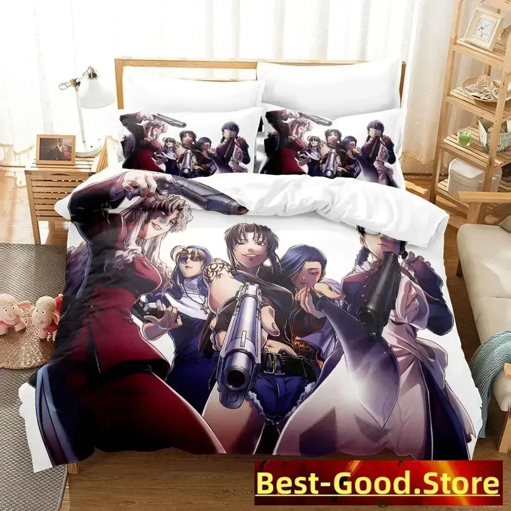 New Black Lagoon Bedding Set Duvet Cover Sheet Printed Bed Set Pillowcase Bed Full Queen King Size Comforter Bedroom
New Black Lagoon Bedding Set Duvet Cover Sheet Printed Bed Set Pillowcase Bed Full Queen King Size Comforter Bedroom