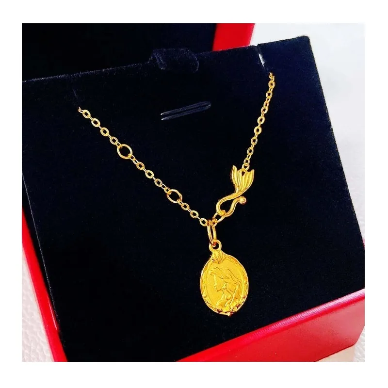 Fish Tail Word Cross Yellow and Gold Necklace Niche Retro Design Trend Light Luxury High Fashion Versatile Necklace
Fish Tail Word Cross Yellow and Gold Necklace Niche Retro Design Trend Light Luxury High Fashion Versatile Necklace