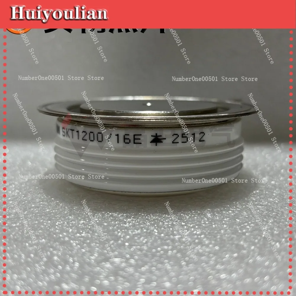SKT1200/16E SCR Thyristor 1600V 1200A 30KA Disc Type Double Side Cooling Power Rectifier
SKT1200/16E SCR Thyristor 1600V 1200A 30KA Disc Type Double Side Cooling Power Rectifier
