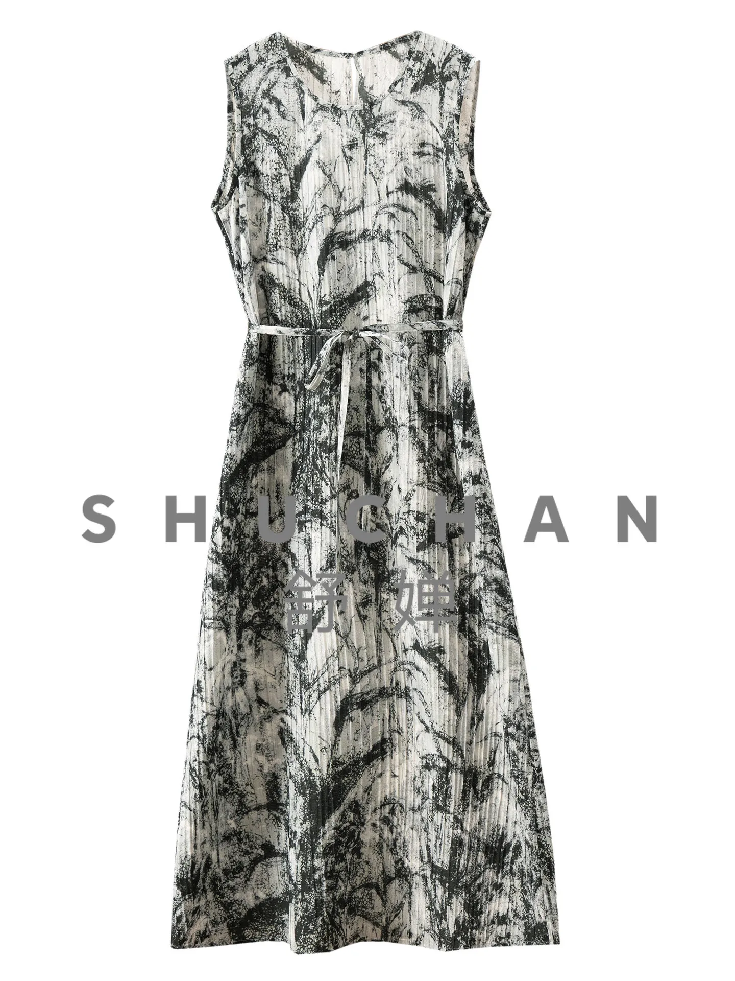Elegant Art Print Tank Dresses French G Silk Crepe Ink Printing Waist Vest Dress Women 19W5 Vestidos Elegantes Para Mujer
Elegant Art Print Tank Dresses French G Silk Crepe Ink Printing Waist Vest Dress Women 19W5 Vestidos Elegantes Para Mujer