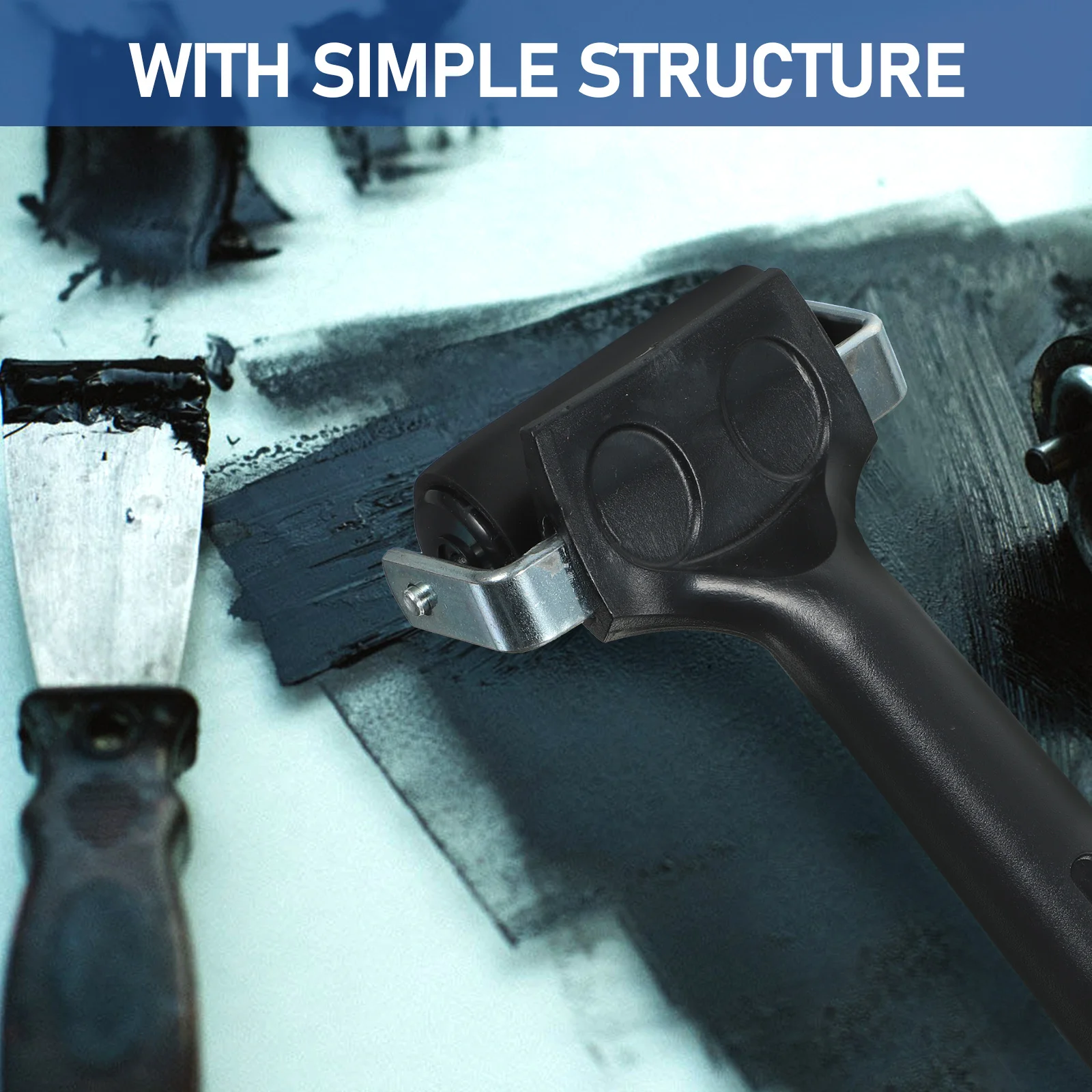 2Pcs Durable Rubber Rollers Easy to Use for Even Ink and Glue Distribution Stamping Printing Tools Black Rubber Roller
2Pcs Durable Rubber Rollers Easy to Use for Even Ink and Glue Distribution Stamping Printing Tools Black Rubber Roller