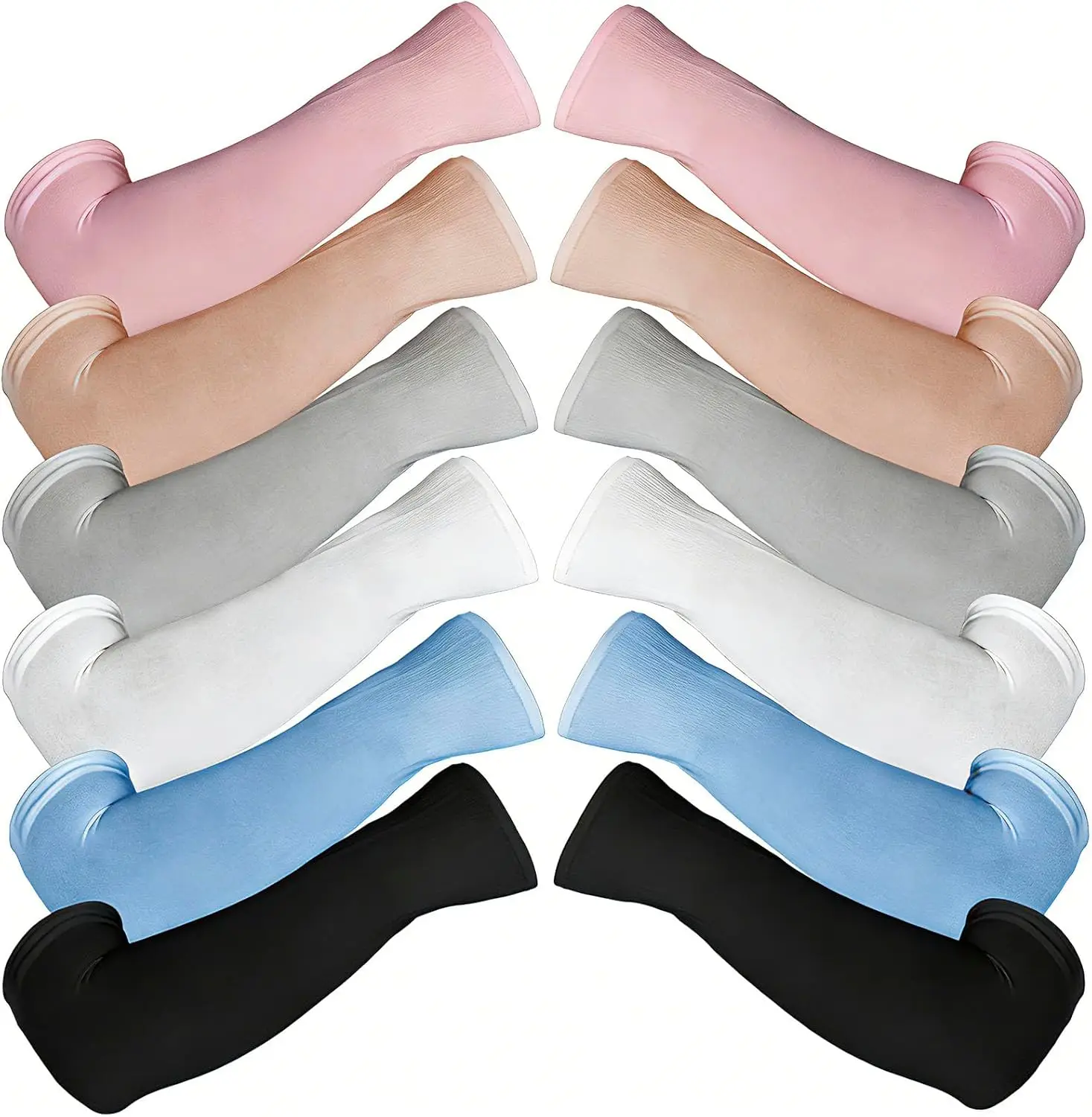 6 Pairs UV Protection Arm Sleeves for Men Women Cooling Tattoo Cover Up, Sun Compression Sleeve Breathable Multicolor
6 Pairs UV Protection Arm Sleeves for Men Women Cooling Tattoo Cover Up, Sun Compression Sleeve Breathable Multicolor