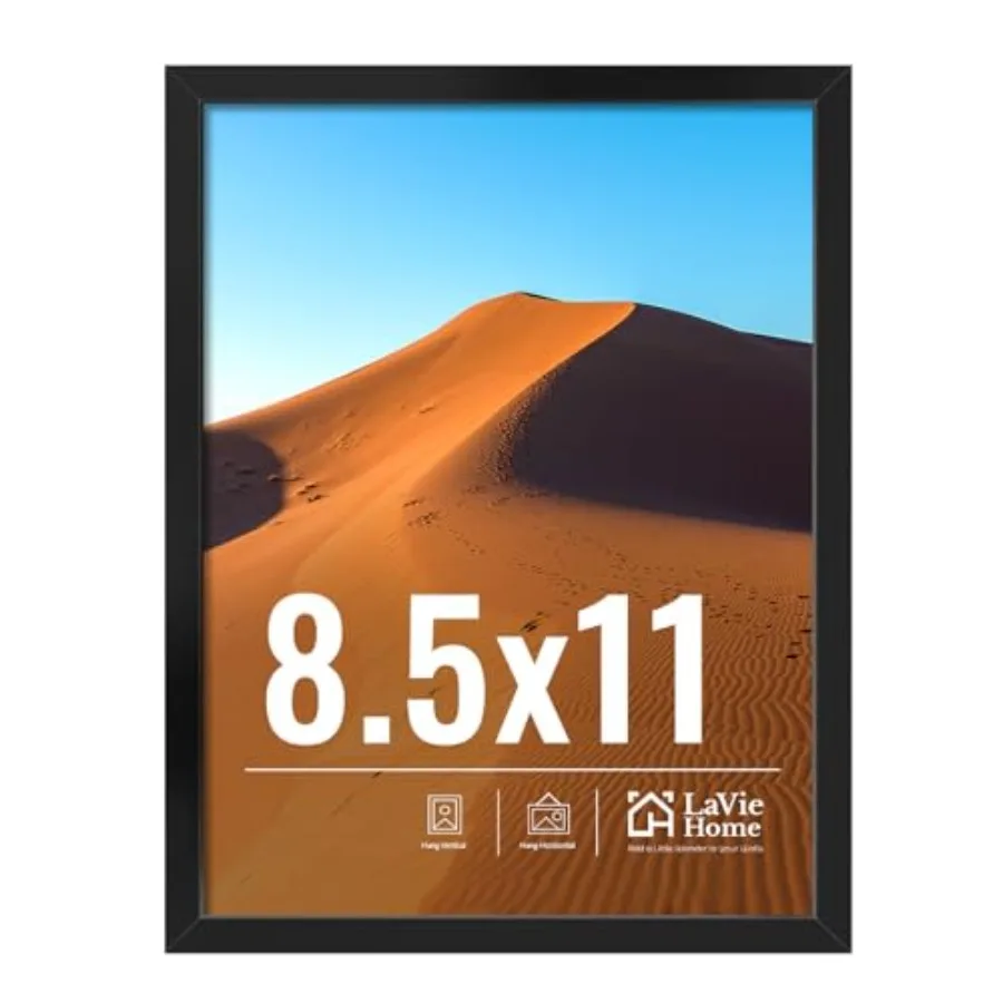 8.5x11 Picture Frame for Wall Display, 8.5x11 Picture Frame with HD Plexiglas, 8.5 x 11 Diploma Frame 1 Pack, Display Frame for
8.5x11 Picture Frame for Wall Display, 8.5x11 Picture Frame with HD Plexiglas, 8.5 x 11 Diploma Frame 1 Pack, Display Frame for