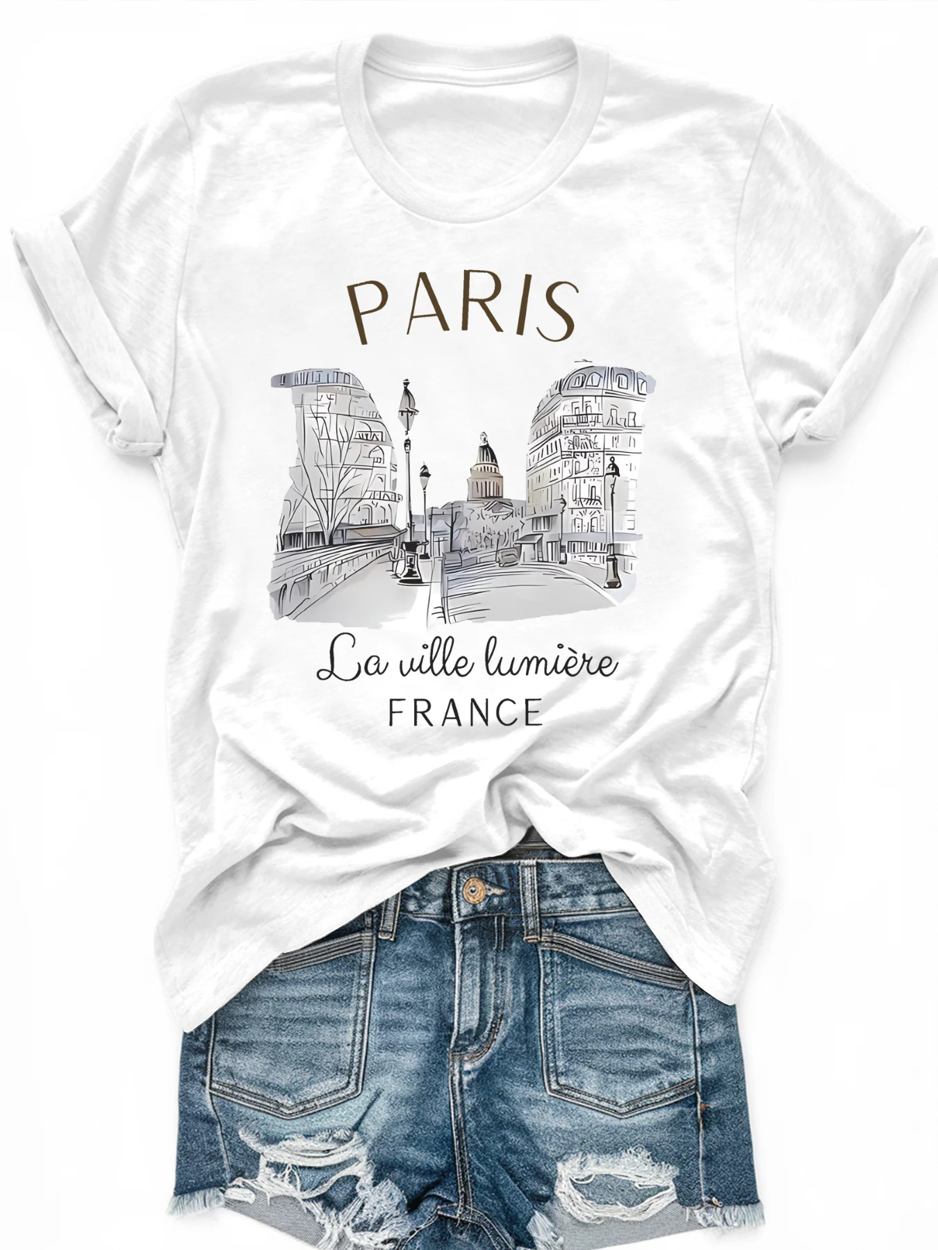 Women's large-size printed short-sleeved T-shirt, loose and casual, soft, comfortable and breathable, outdoor sports
Women's large-size printed short-sleeved T-shirt, loose and casual, soft, comfortable and breathable, outdoor sports