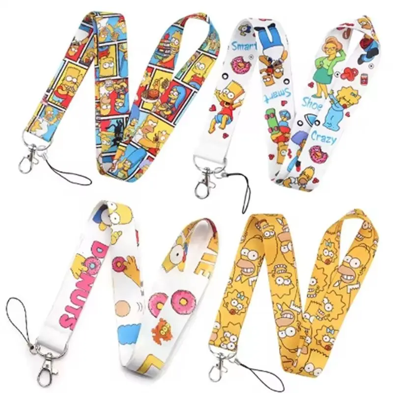 The Simpsons lanyard, cute and fashionable cartoon personalized creative name badge keychain, long phone strap, gift for friends
The Simpsons lanyard, cute and fashionable cartoon personalized creative name badge keychain, long phone strap, gift for friends