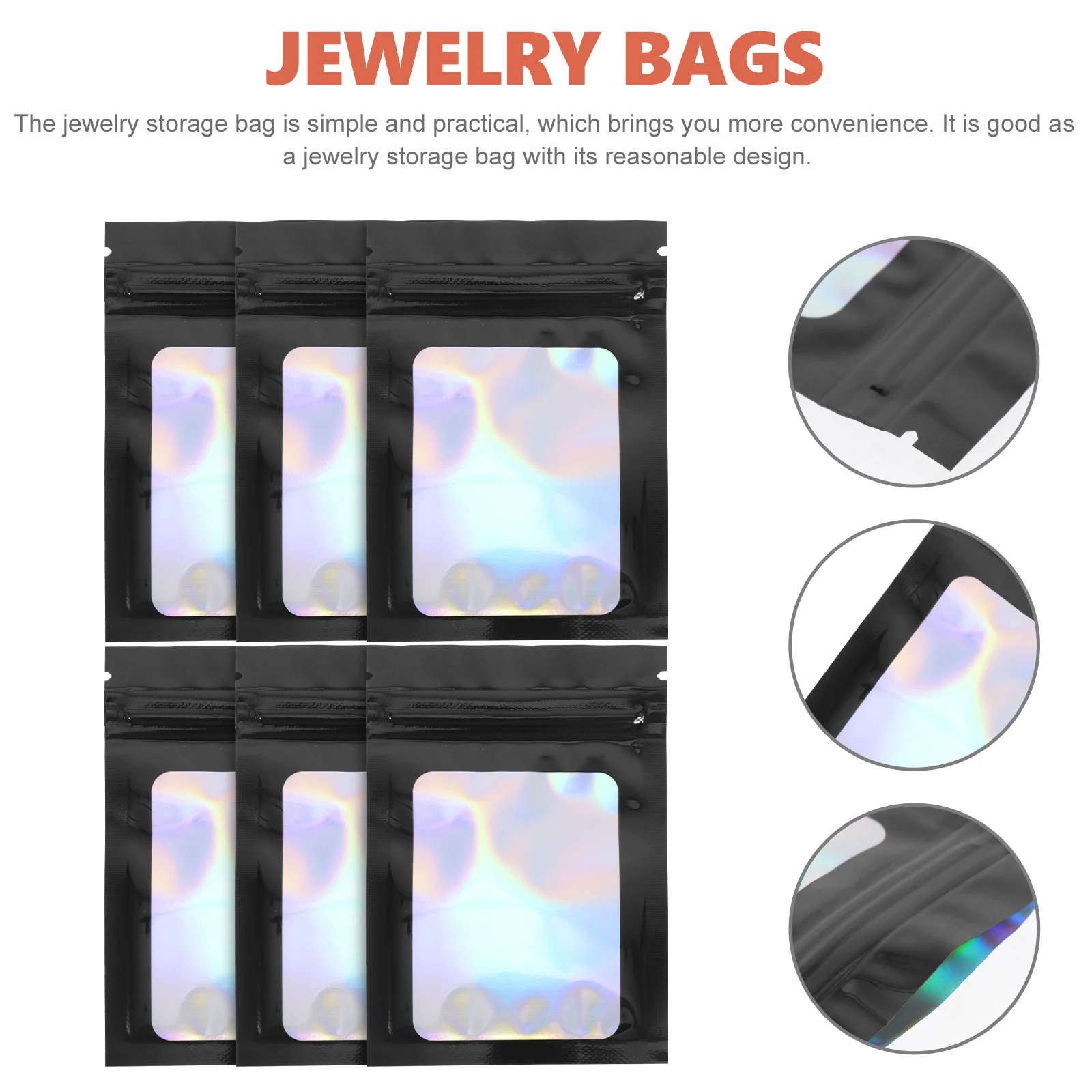 100 Pcs Colorful Gift Packaging Bags Small Jewelry Reusable Plastic Clear New Material Earring Pouch Miss
100 Pcs Colorful Gift Packaging Bags Small Jewelry Reusable Plastic Clear New Material Earring Pouch Miss