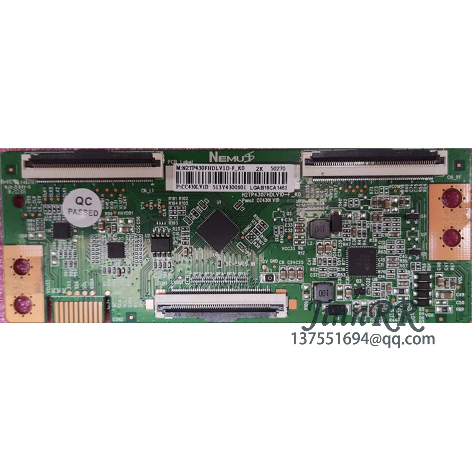 CC430LV1D N2TP430FHDLV1D-T_A0 2K Original For CC430LV1D N2TP430FHDLV1D-T_A0 2K logice board Equipped with screen
CC430LV1D N2TP430FHDLV1D-T_A0 2K Original For CC430LV1D N2TP430FHDLV1D-T_A0 2K logice board Equipped with screen