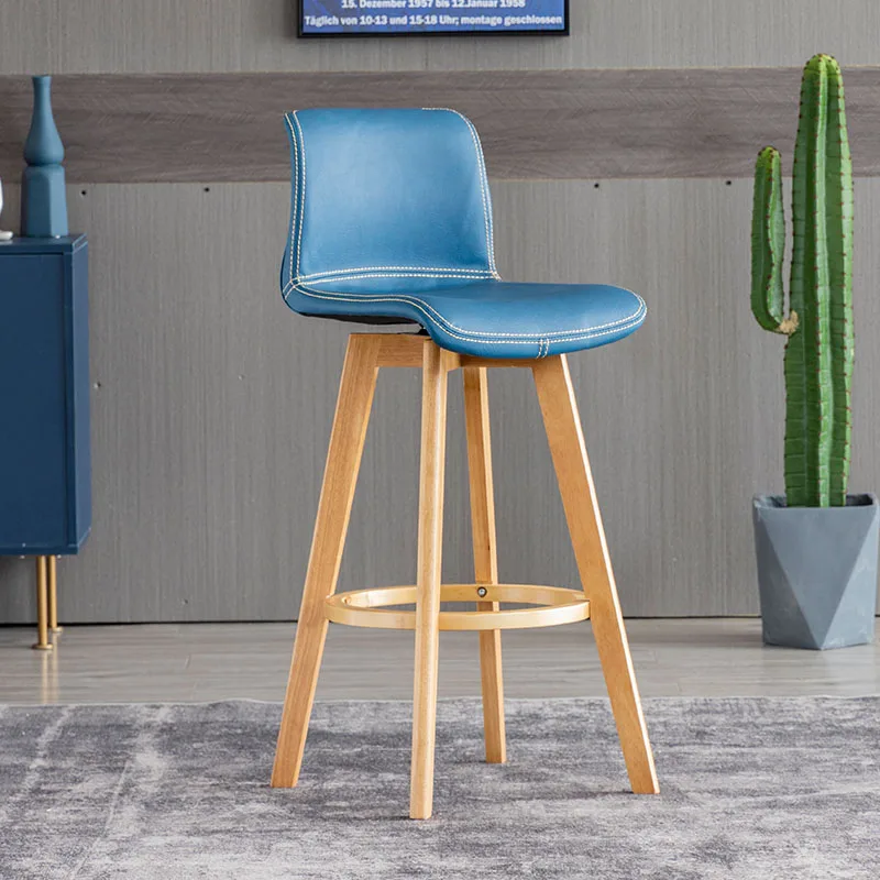 Wood Accent Coffe Bar Stools Modern Reception Island Kitchen Counter Stools Luxury High Backrest Cadeira Bar Furniture XR50BY
Wood Accent Coffe Bar Stools Modern Reception Island Kitchen Counter Stools Luxury High Backrest Cadeira Bar Furniture XR50BY